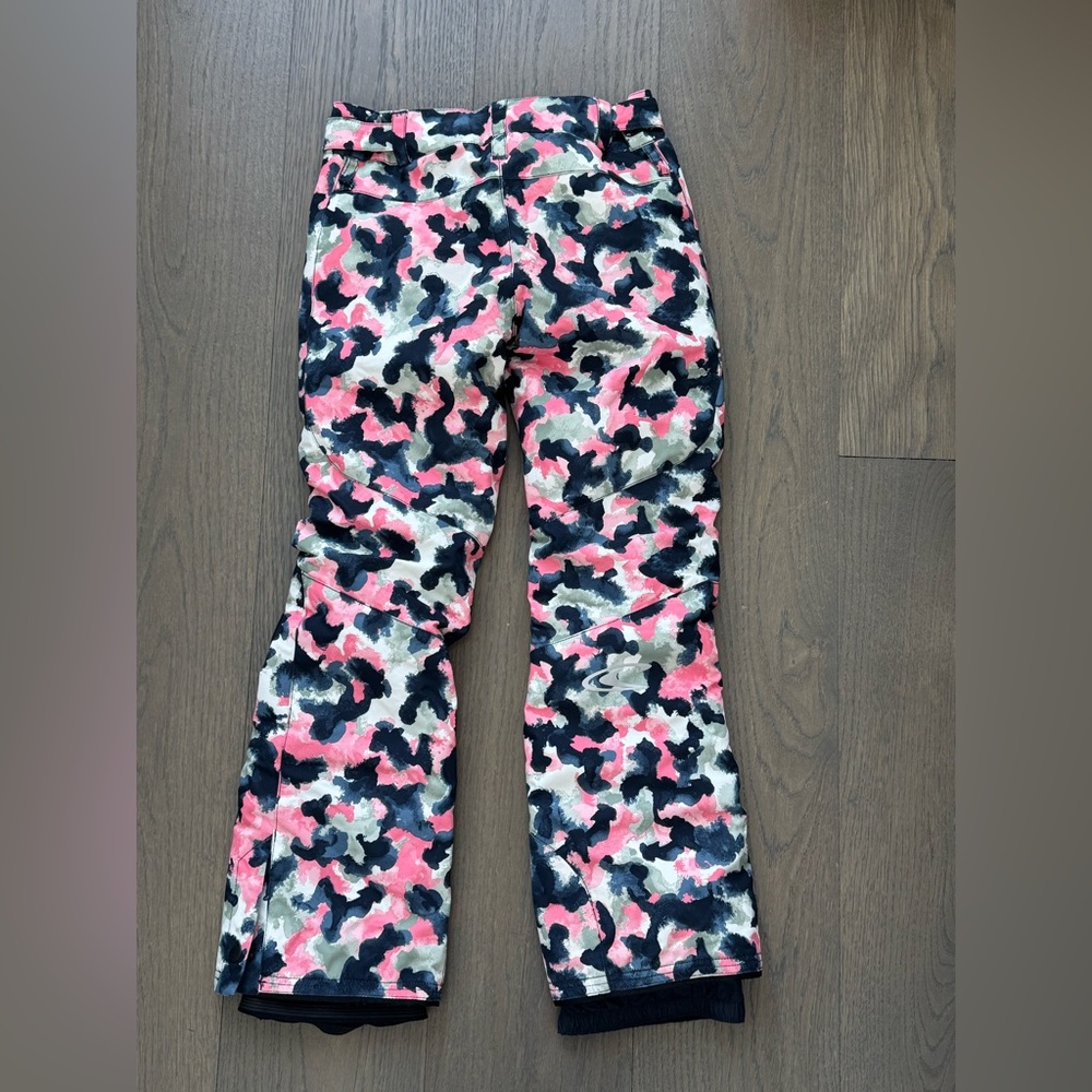 O'NEILL Kids Bottom SNOW PANT - YOUTH GIRLS. Camo Print ( Pink) EU 152. Age10-12 - Picture 7 of 11